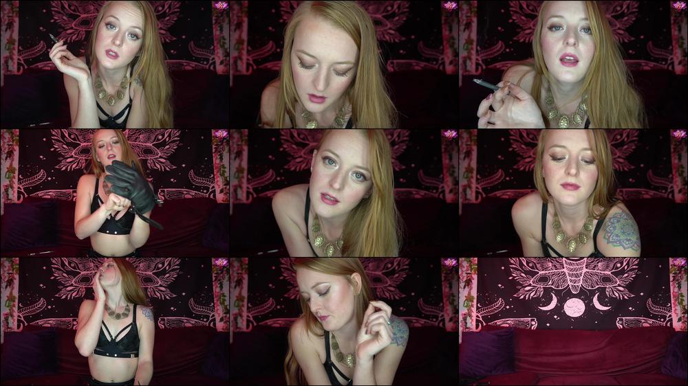 Mistress Scarlet Human Ashtray Joi