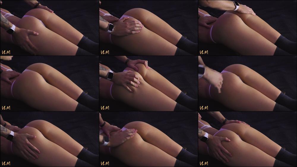 Red big ass after spanking on bed - Mar 8, 2020