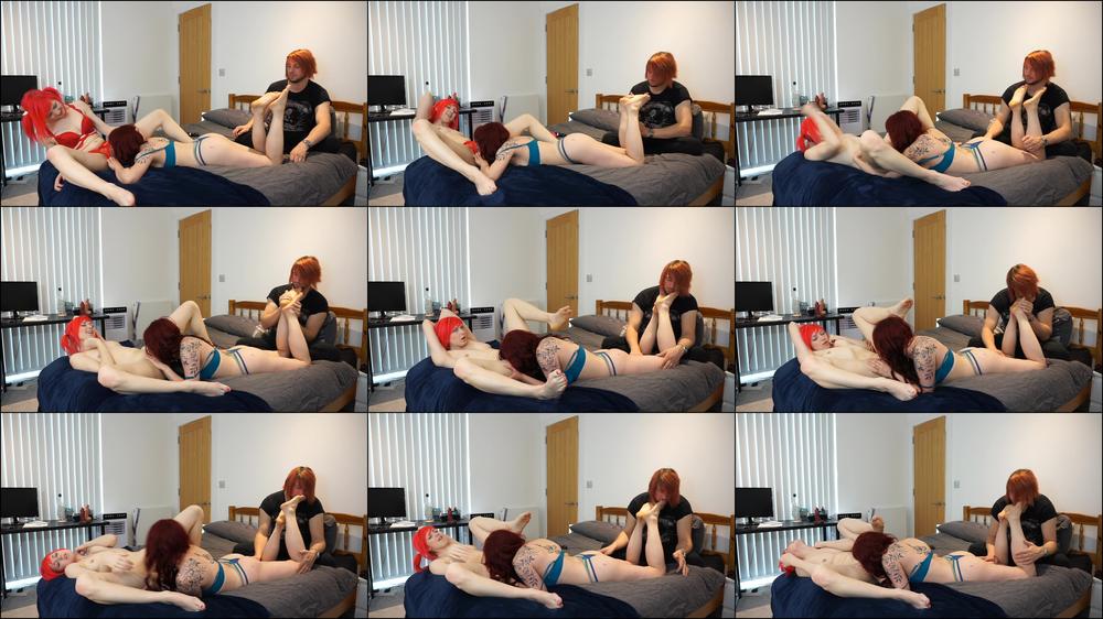 Lesbian Cuck tease with AnnaJelly