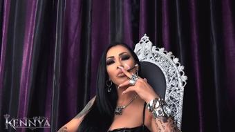Long Black Cigarette Smoking - September 09, 2019 (Mistress Kennya)