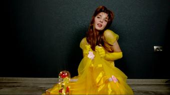 Beauty and the Beast - Princess Ahegao - Sep 16, 2021 (Lil cosplay slut)