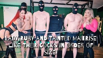 We Like Our Cocks In Order Of Size (Ruby_Onyx)