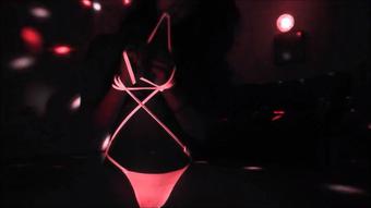 Having fun Pole dancing - February 19, 2019 (Harley Blaze)