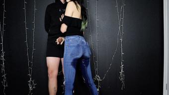 Wetting the same Jeans 3 times - May 21, 2021 (Liz Raw)