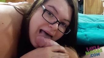 Good Morning Blowjob! f/ BBW Layla Moore (LaylasFuckingClips)