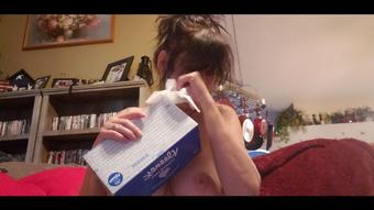 GIRLS WITH COLDS BLOWING NOSES (Stormi Winters)