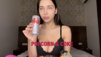 Mukbang Popcorn & Coke - August 07, 2022 (kristinaxxx)