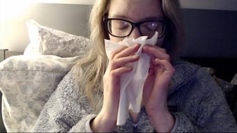 Honking in Bed with a Stuffed Nose (SneezeGoddess)