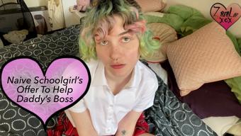 Naive Schoolgirls Offer To Daddys Boss - Aug 18, 2022 (Zara Lee xox)