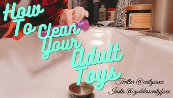 Caityfoxx How To Clean Your Sex Toys (CaityFoxx)