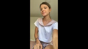 Solo schoolgirl fucking with big toy (Gina Gerson Real)