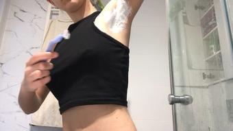 Armpits shaving - Mar 4, 2023 (Karolina_Mustela)