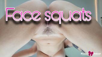 Face squats (Nicole Nabors)