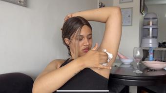new year new armpits shaving - February 18, 2023 (Colombianbigass)