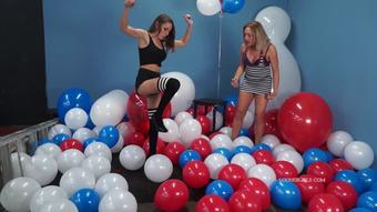 Madison Destroys Charli's Patriot'sParty (Custom Fetish)