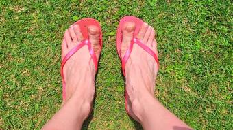 Lick My Muddy Flip Flops Goddess View (Goddess Vanessa)