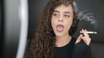 Smoking Close-Up 3 (Dani Lynn)