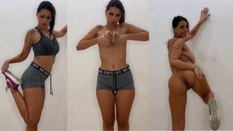 Working out naked - September 23, 2020 (NicoleBelle)