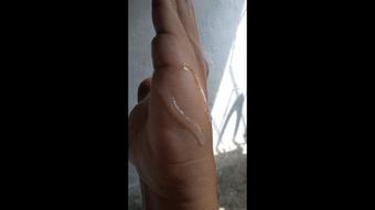 I came in my hand because of you (Lola bbunny)