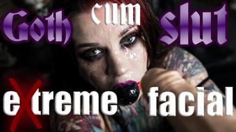 Sabiendemonia Goth Cum Slut Extreme Facial (SabienDeMonia)