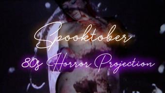 80s horror projector masturbation (Ellie Haze)