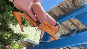 Mimi Footnip - Dangling In Kiara High Heel Mules (Mimi Footnip)