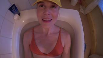 Ariel Anderssen In The Bath Fantasising About The Sea (Ariel Anderssen)
