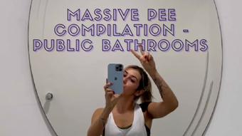 MASSIVE PEE COMPILATION - Only Public - May 25, 2022 (Akali Lunar)