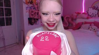 Showing my Cake for Birthday - March 10, 2022 (MiaMelone)