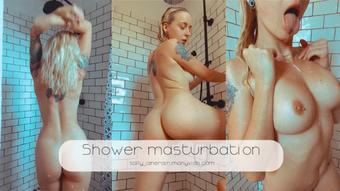 Shower masturbation (sallyjanerain)
