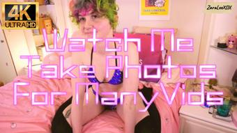 Watch Me Taking Photos For ManyVids - Jan 13, 2023 (Zara Lee xox)