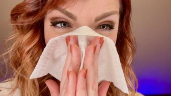 Sneeze Tease and Nose Blowing ASMR (SneezeGoddess)