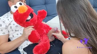 Fucking my teddy elmo Blowjob - March 08, 2022 (Kourtney Love)
