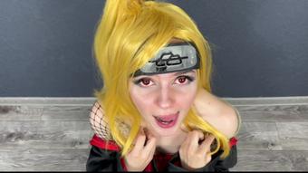 Deidara Naruto Cosplay - Ahegao - Mar 13, 2022 (Lil cosplay slut)