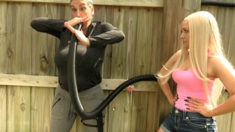 Britteni Explodes Megan With Mouth Hose (Ginary)