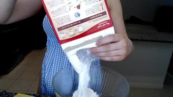 cake mix mess for daddy - Apr 12, 2018 (Katie Sinz)