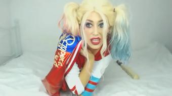 Harley Quinn fucks her baseball bat - June 16, 2017 (LuluBlue_x)