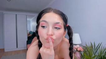cute teen with sexy face pov - Jan 9, 2023 (Karolina_Mustela)