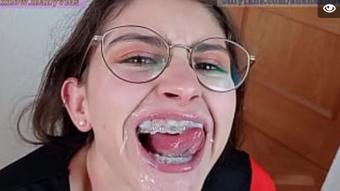 PLEASE CUM ON MY BRACES DIRTY TALKING BJ (Shanaxnow)