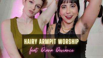 Hairy Armpit Worship with Diana Deviance (jadelussuria)