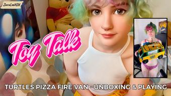 Toy Talk 2 Zara Lee Unboxes The New Turtles Pizza Van - August 10, 2023 (Zara Lee xox)