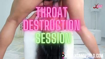 OMG! FACE DOWN THROAT DESTRUCTION (Xlivestudio)