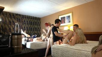 BTS 1 of 2: Porn Convention Orgy 2022 NJ (TadPoleXXXStudio)