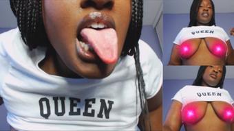 Dirty Talk JOI - Licking your Nipples (BlackHottie)