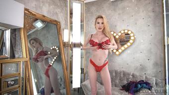 MILF Big Tits Mom Tries on Bras For Son - November 20, 2021 (Roxy Cox)