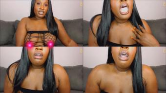 Blowing Spit Bubbles (BlackHottie)