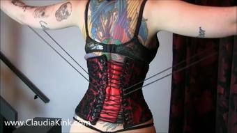Tightlacing Tease - March 09, 2020 (Claudia Kink)