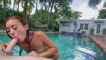 Young Housewife Fucks The Poolboy (BrandiBabes)