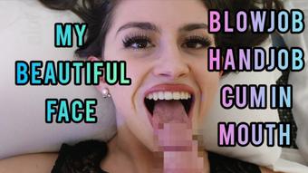 BEAUTY TEEN BLOWJOB CUM IN MOUTH SWALLOW (Shanaxnow)