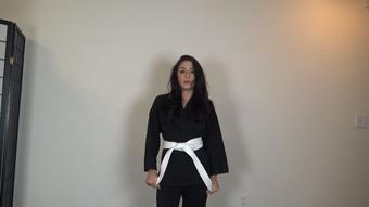 CLEO EARNS HER YELLOW KARATE BELT - March 13, 2022 (RoxieRaeFetish)